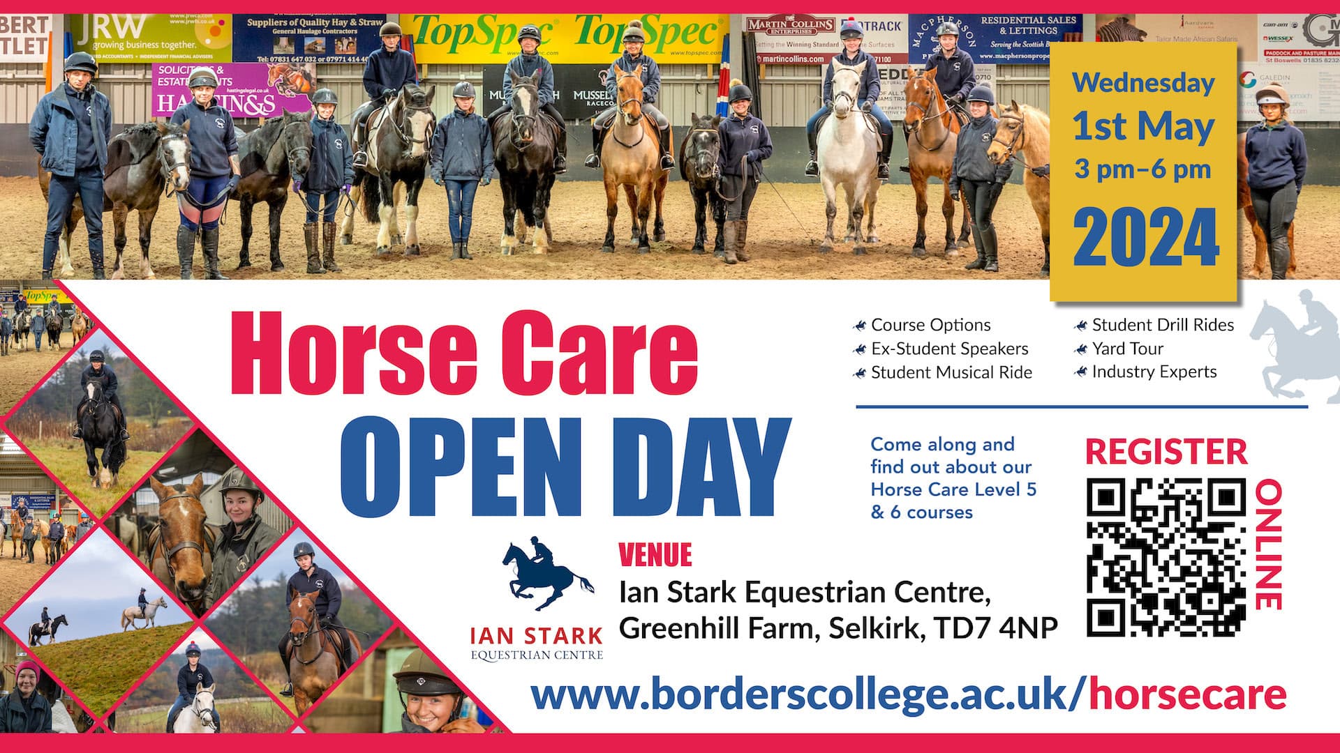Horse Care Open Day Poster 2024