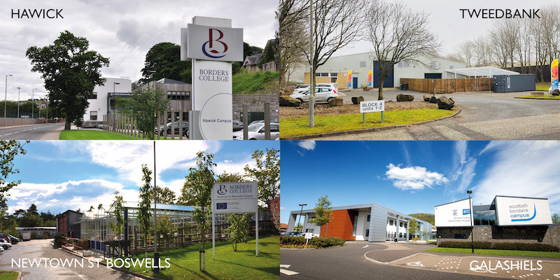 Borders College four main campuses