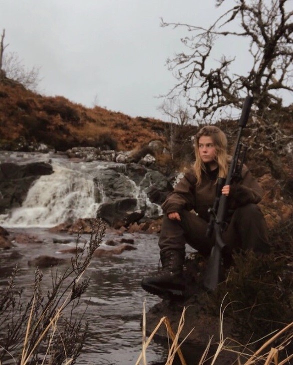 Charlie Blance, sitting by a river