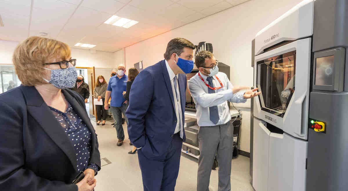 Jamie Hepburn visit to Hawick Campus