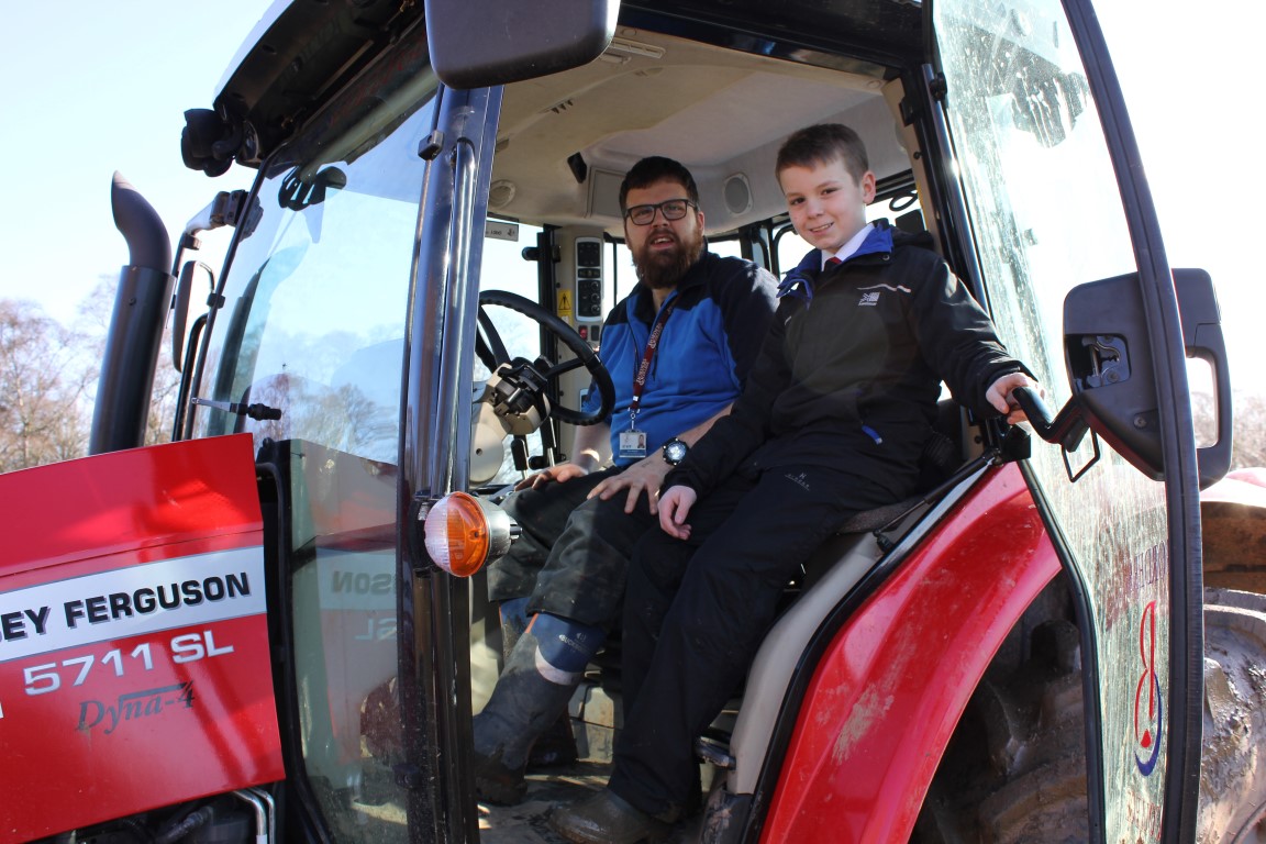 Pupils at taster day