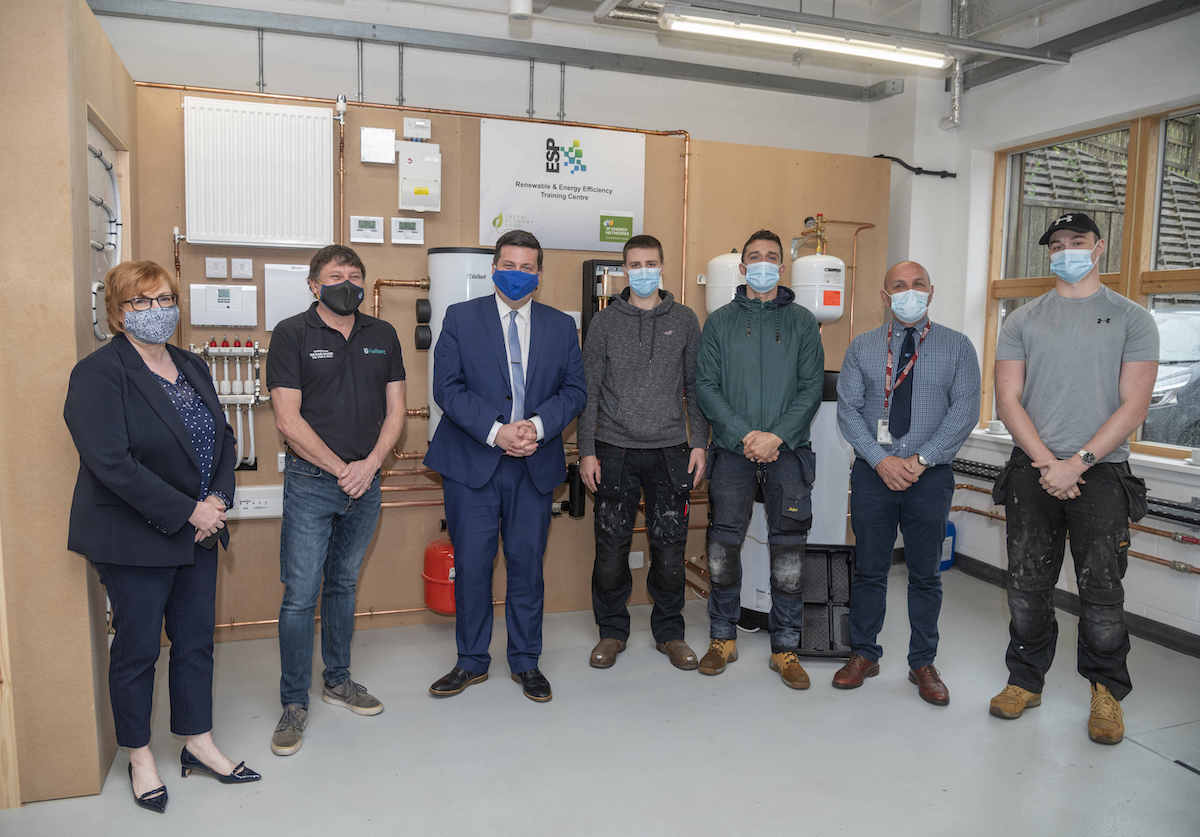 Jamie Hepburn visit to Hawick Campus