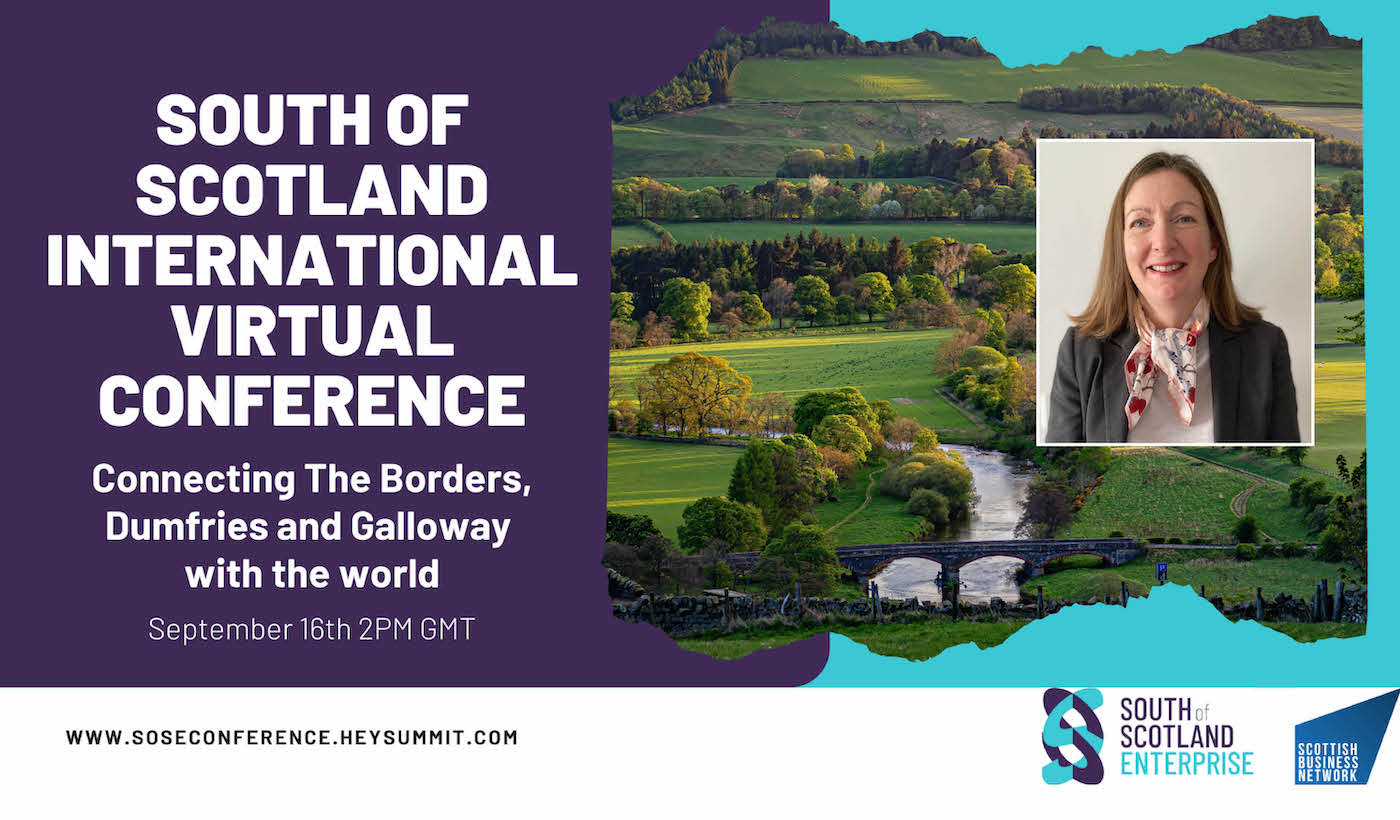 South of Scotland International Virtual Conference graphic