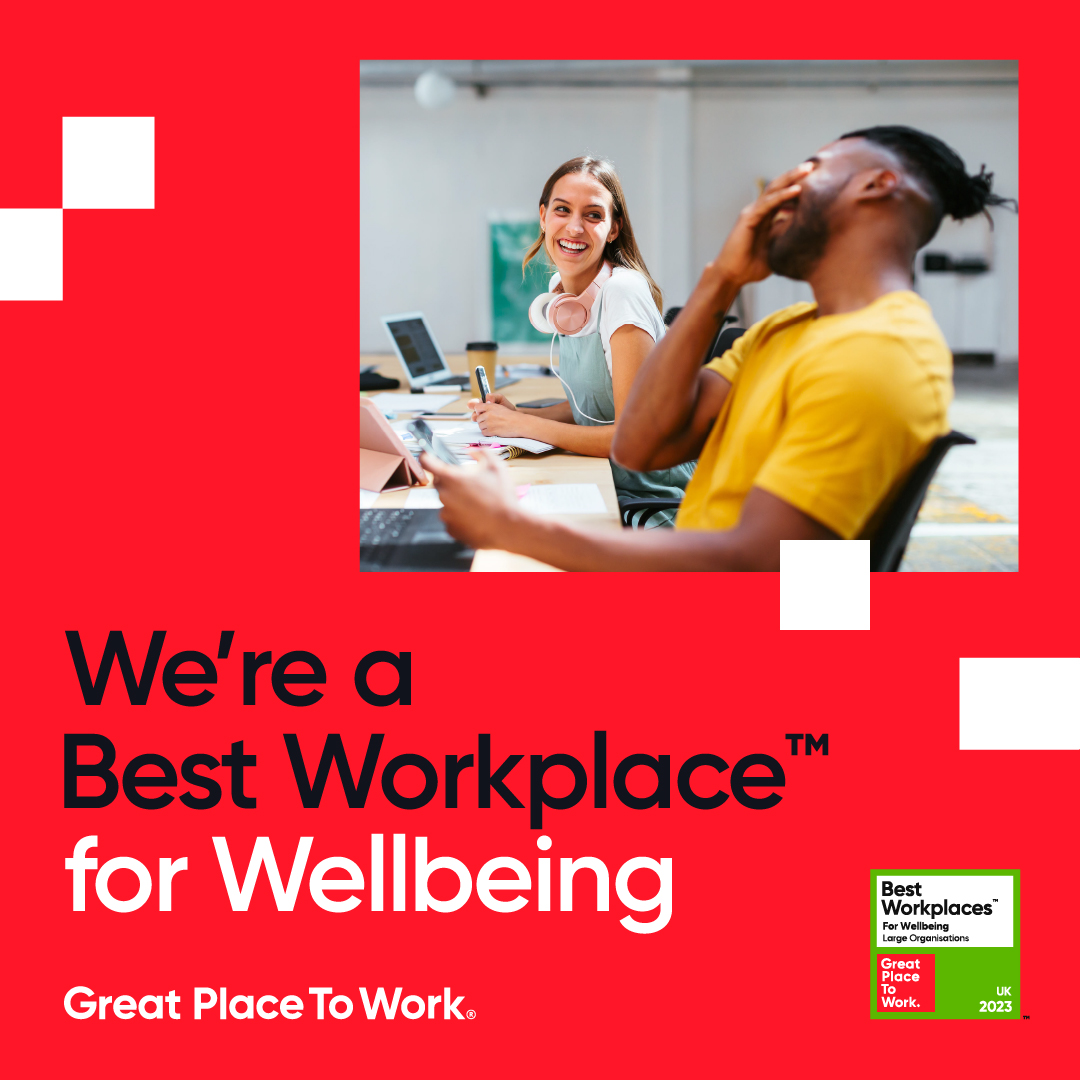 Best Workplace for Wellbeing Graphic