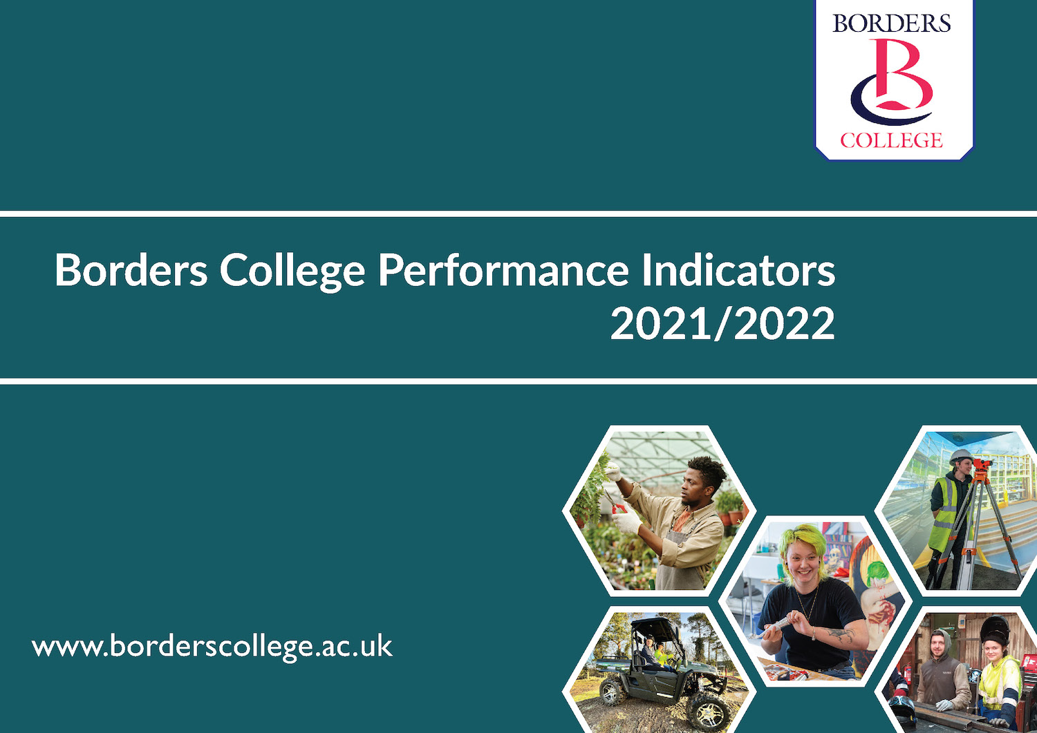 Borders College Performance Indicators 2021 – 2022 cover
