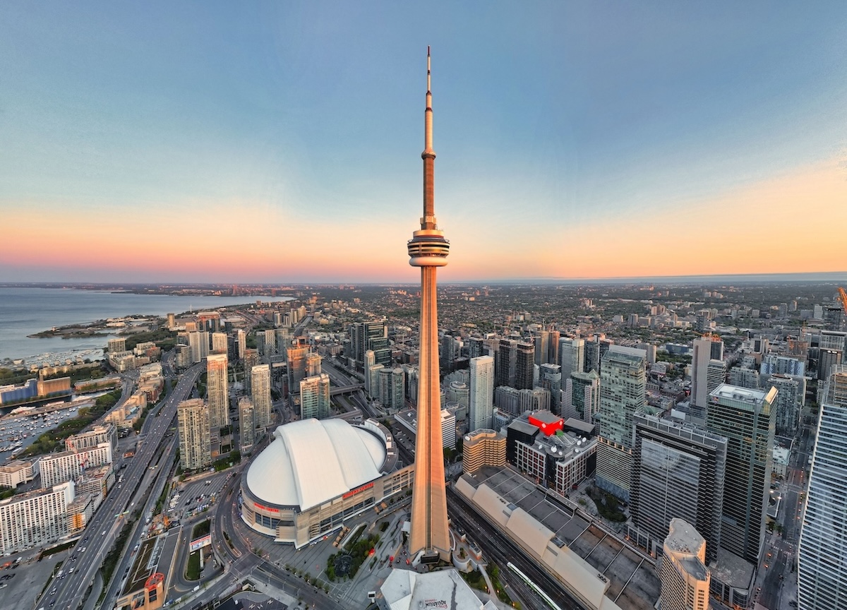 Photo of a city skyline