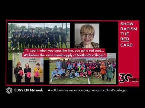 Show Racism the Red Card - Scotland’s Colleges Unite for a Powerful 30-Year Stand Against Racism